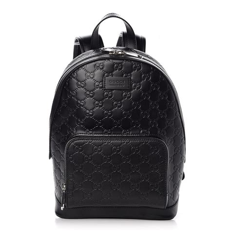 gucci black plus backpack|gucci black small backpack.